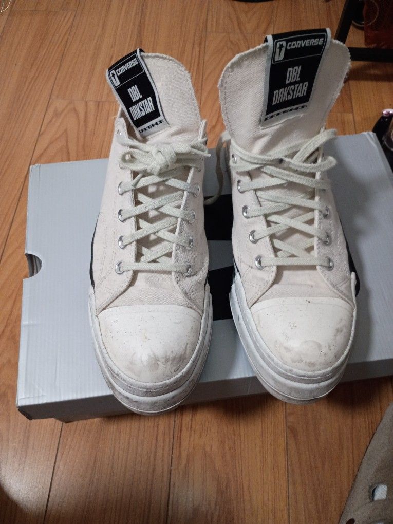 Rick Owen Dark Shadow Converse Size 11.5