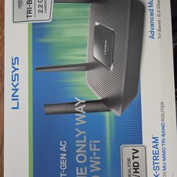 Linksys AC2200 Tri-band Wifi Router