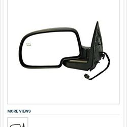 99-02  Silverado/Sierra Left Driver Mirror Power Folding W/ Heat