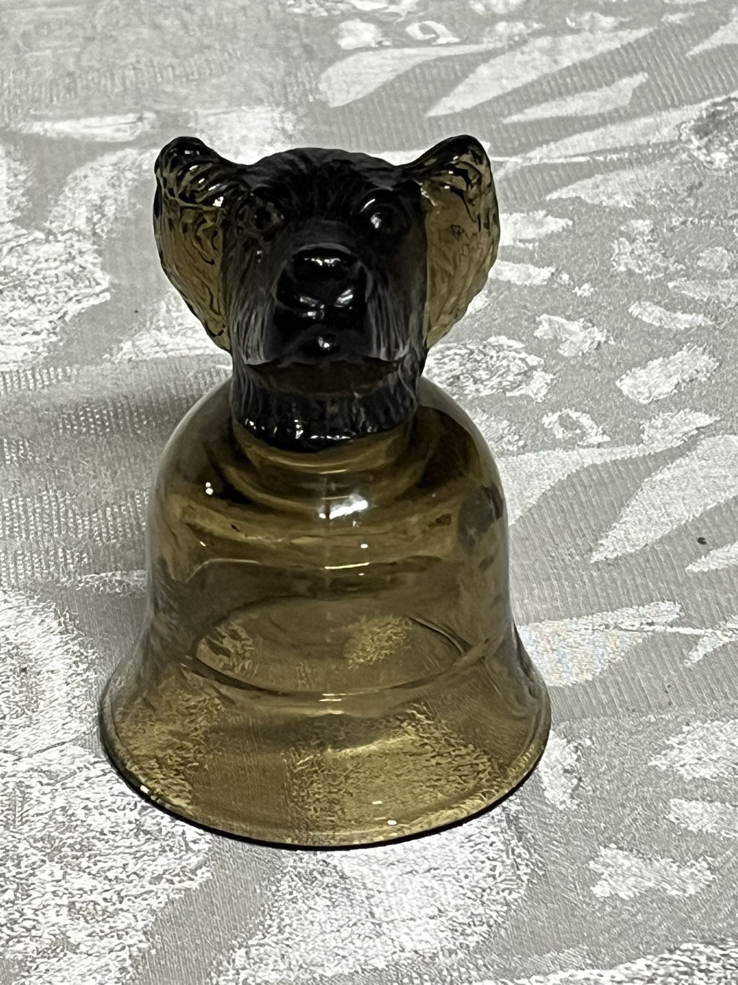 Vintage Avon Dog Head Shot Glass/Candleholder