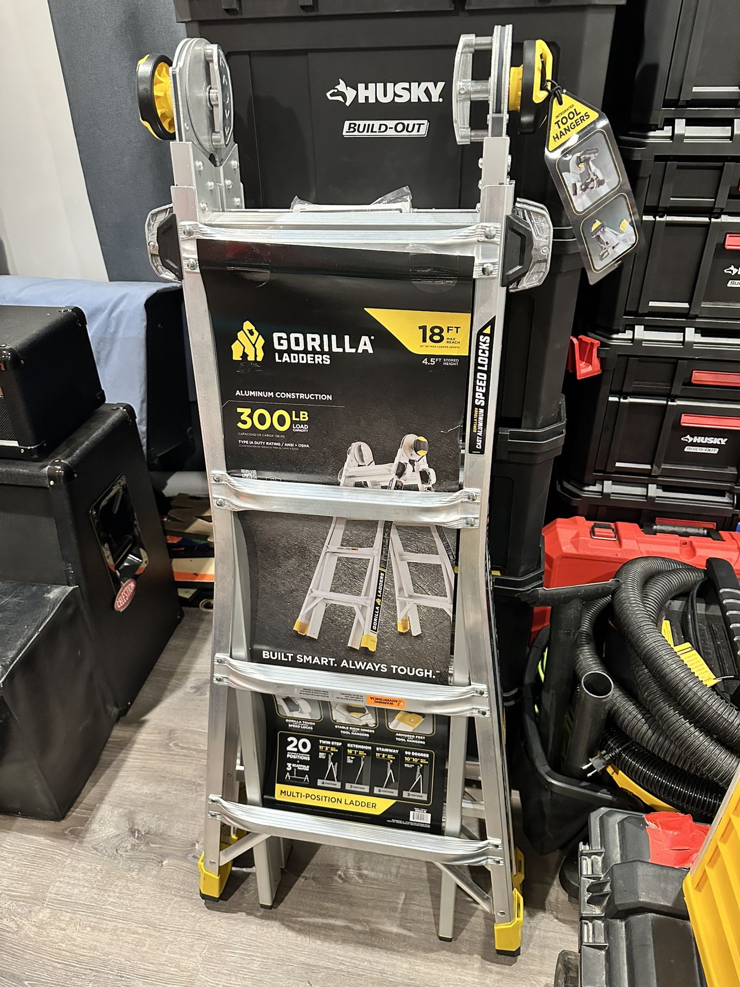 Gorilla 18ft Ladder New $180 Firm Pick Up Only