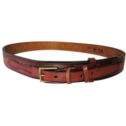 Genuine Full Grain Cowhide Belt Size 36” Made In USA, NEW!!