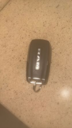 Ram  1500 lone star  remote key fob like new  black and silver