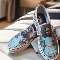 Custom The Shining Vans trainers #horror size ( men’s size 5 ) ( women’s  size 6.5 Used Like New 