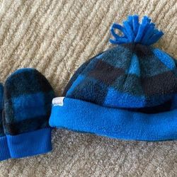 Columbia Baby/ Toddler Hat And Mitten Set Size 0/S Kids Children's  WInter Warm