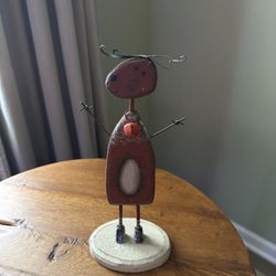 Wooden reindeer decoration 