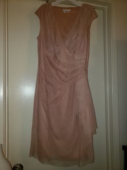 Peach dress