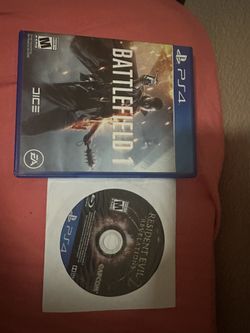 Ps4 Games (resident Evil Revelations,Battlefield 1)