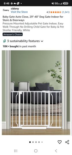 Cideny baby gate