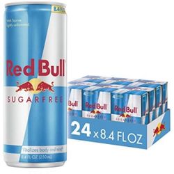 2 cases - Red Bull Energy Drink Sugar Free, Sugarfree, 8.4 Fl Oz 2 24 Count 48 total
