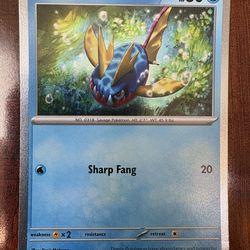 Pokemon Carvanha 093 Temporal Forces Black Star Cosmo Promo Holo NM/M