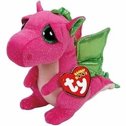 TY Beanie Boo Pink Dragon With Tag 