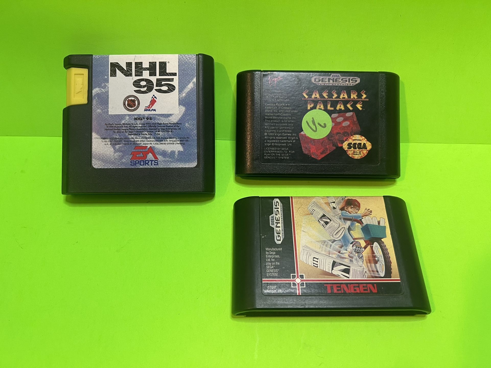 3 Sega Genesis Games