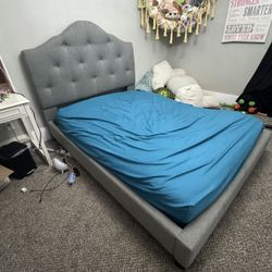 Full Size-Bed frame & Headboard 