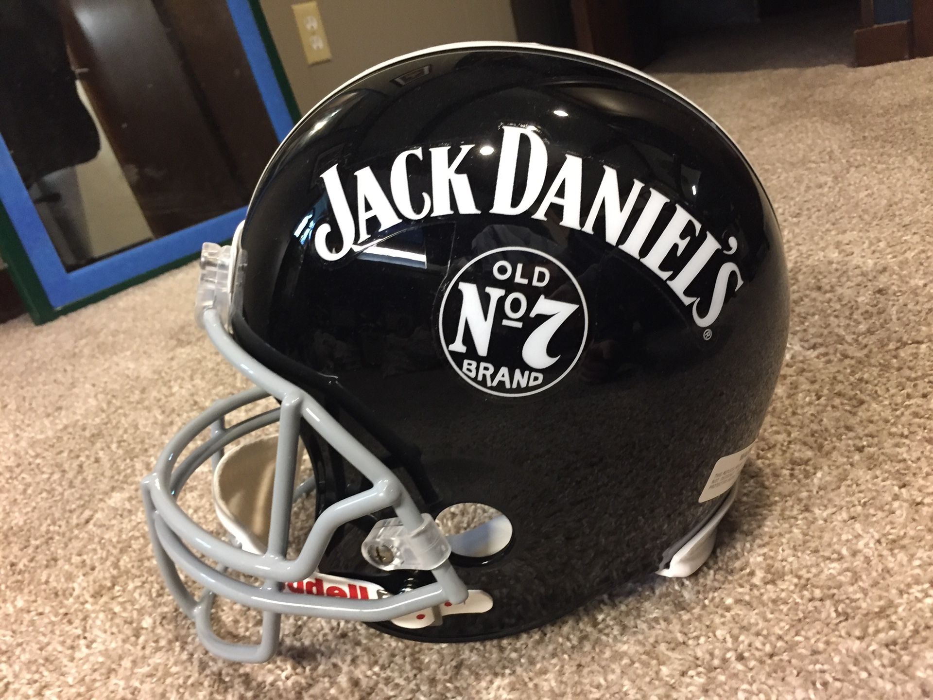 Jack Daniels football helmet
