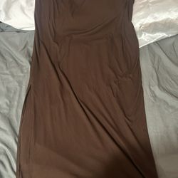 Long Brown Skirt