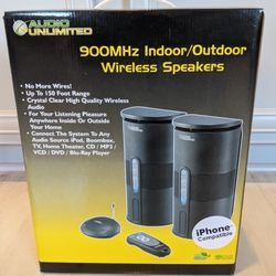 Brand New Wireless Indoor Outdoor Speakers 