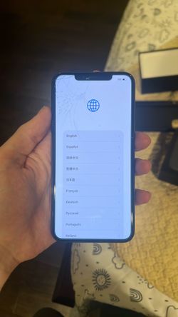 Apple iPhone 11 Pro Max with Cracked Screen