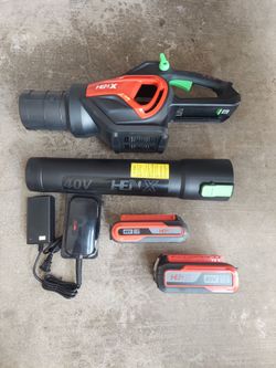 New HenX 40V Blower with 2 Batteries