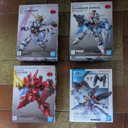 Bandai SD Gundham EX-Standard MSN-04 SAZABI, RX93, XVX-016,  Mirasoul Flight Unit