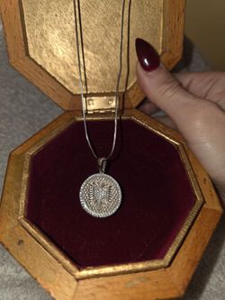 Sterling Silver Coin Pendand and achain