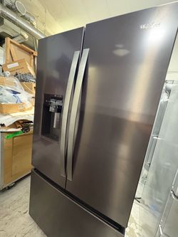 Whirlpool French Door Refrigerator Black Stainless