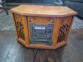 Record player cd player casette player