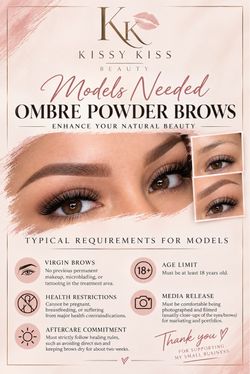 Ombré and nano brows