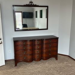 Dresser And Mirror