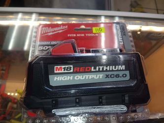 Milwaukee battery 6ah new