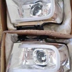 07-14 Ford Expedition LED DRL Projector Headlights