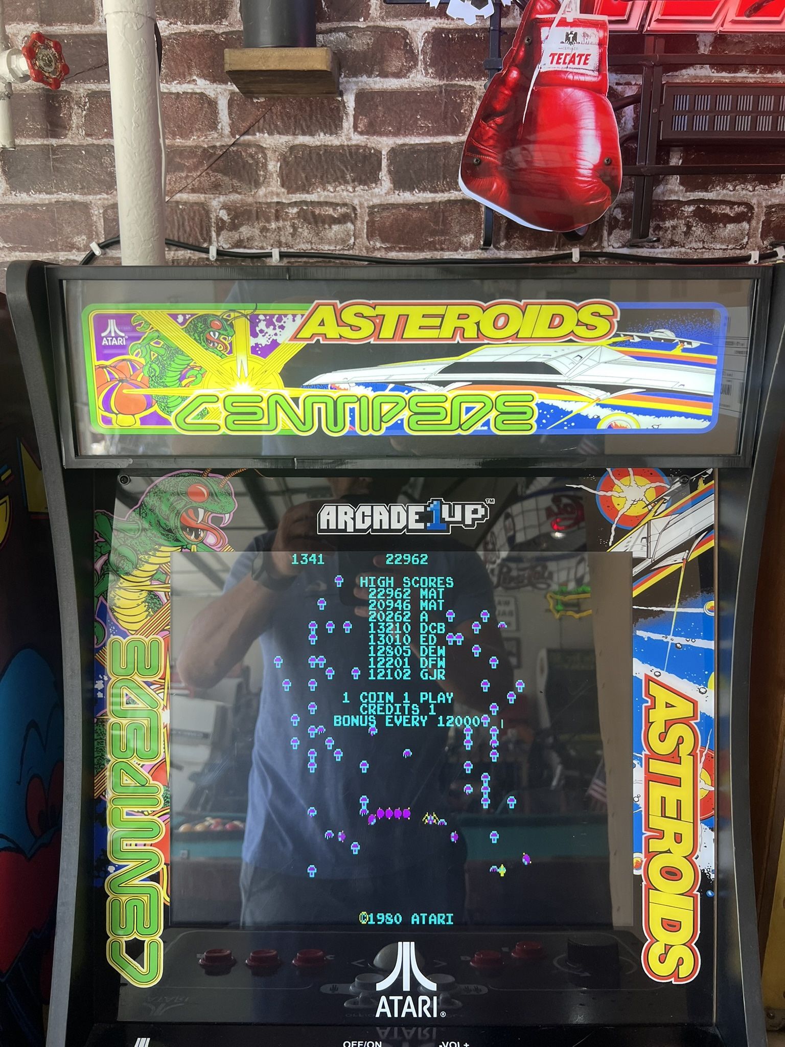 Arcade 1Up Asteroids Centipede PLUS Video Game