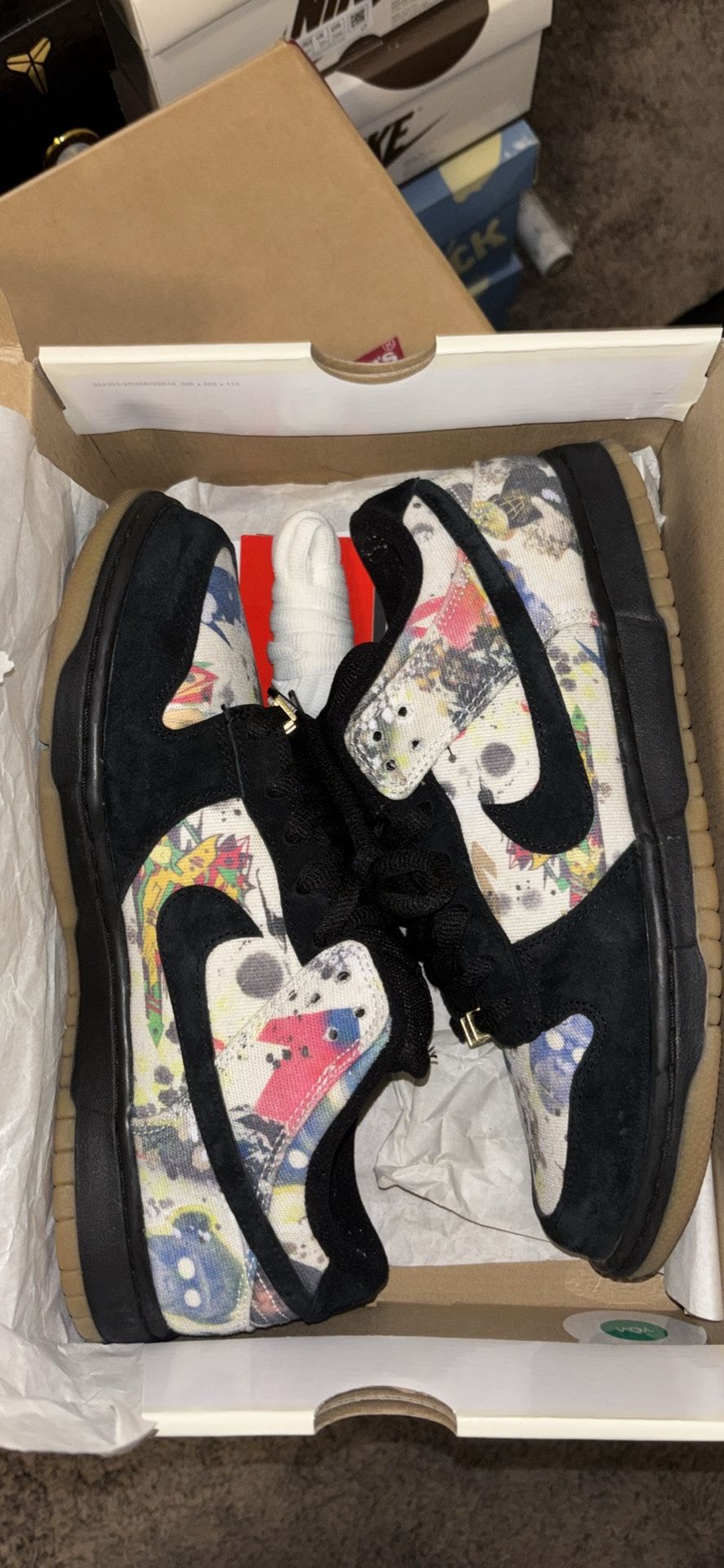 Nike SB Dunk Low - ‘Supreme Rammelizee’ Size 10 Worn Lightly