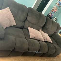 Brown Reclining Couch