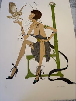 Le Hibou by Philippe Noyer Serigraph