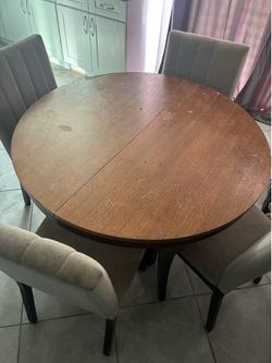 Table and chairs