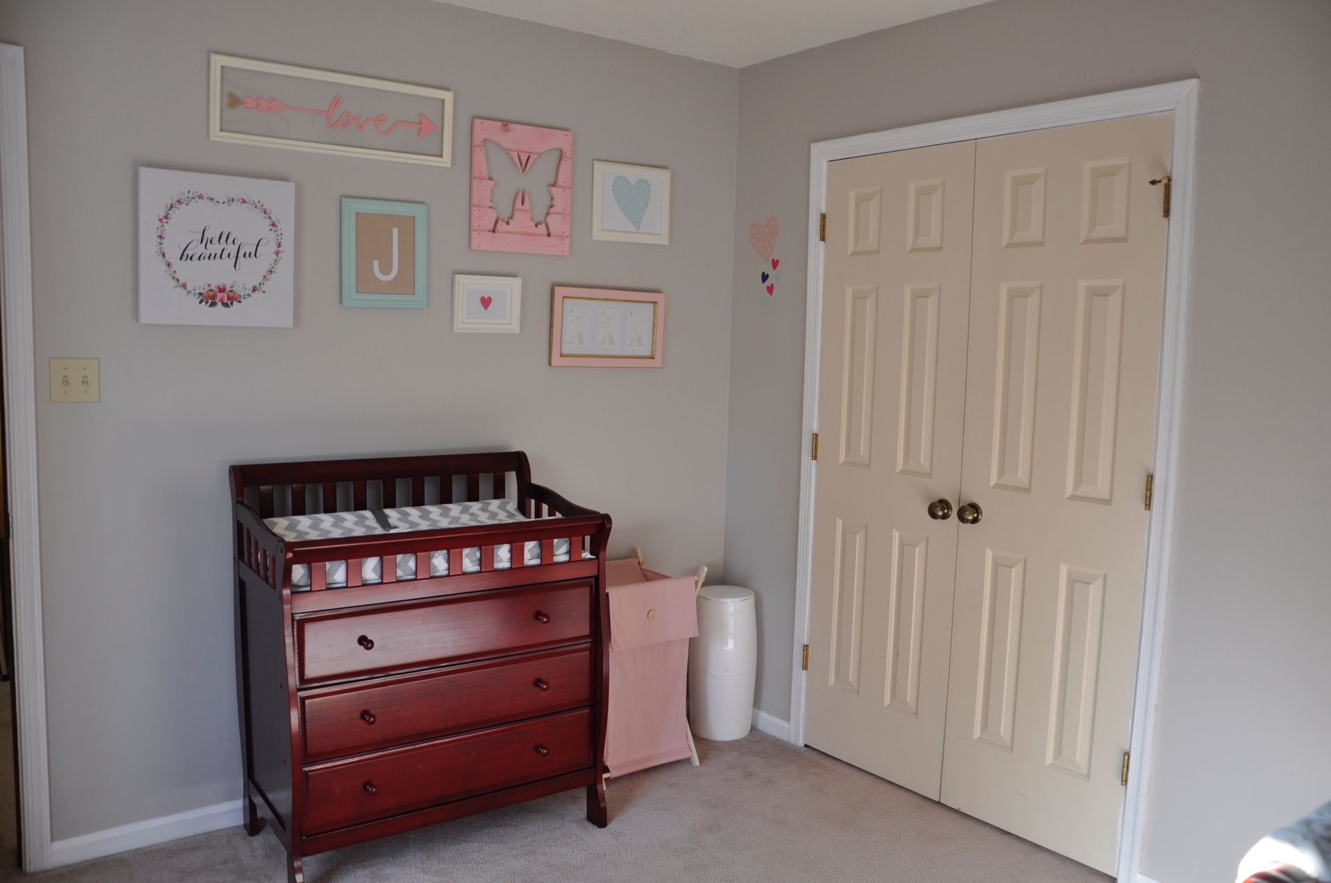 Cherry Brown Changing table $100 OBO