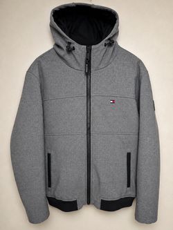 Tommy Hilfiger Gray Hooded Zip Jacket
