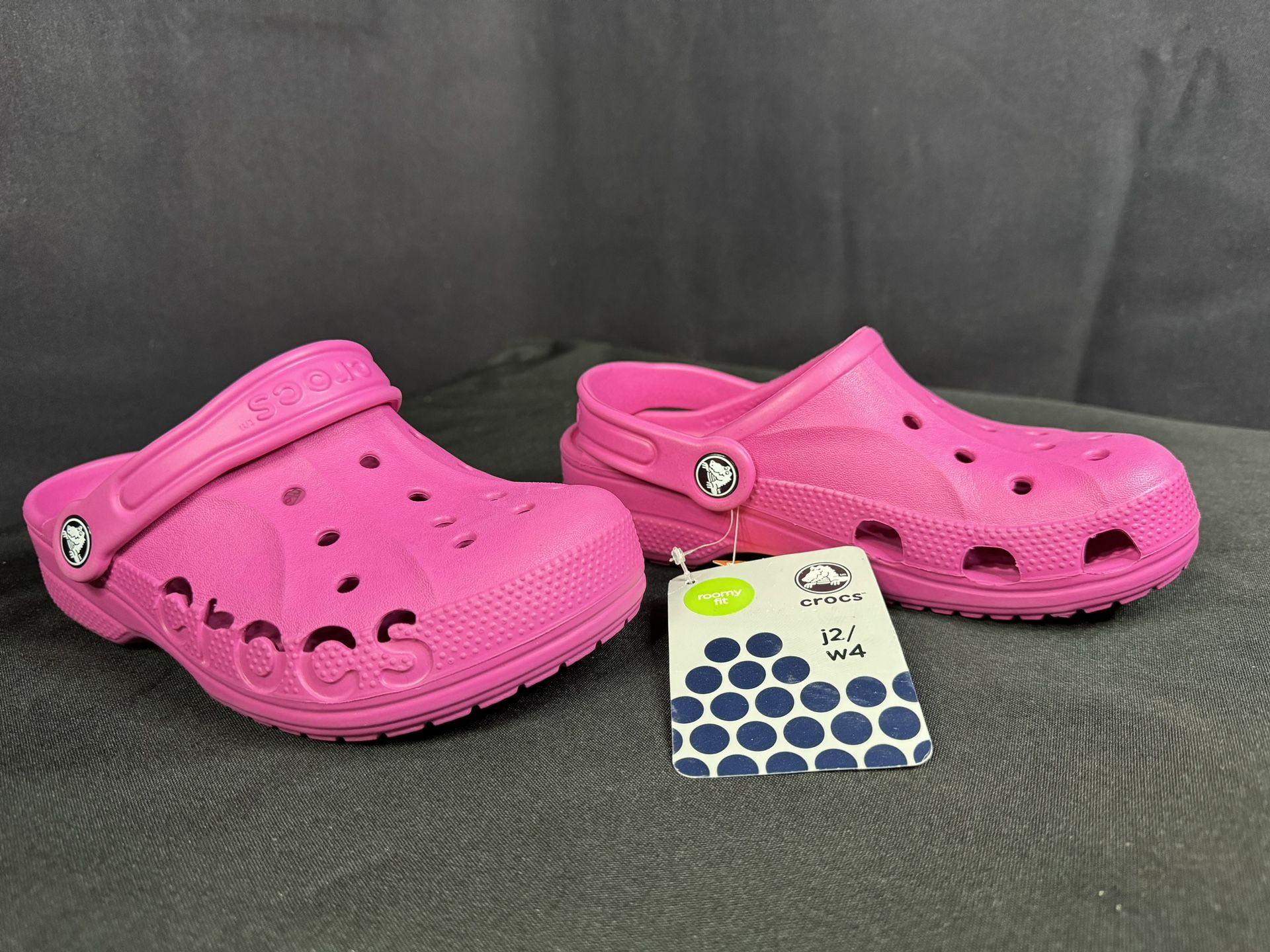 Crocs Kids Classic Clog - Taffy Pink - Size J2- Size Little Kid/Big Kid Size 2 