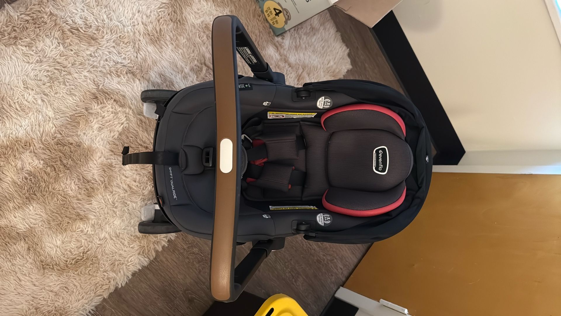 Evenflo Shyft DualRide Infant Car Seat Stroller Combo with Carryall Storage