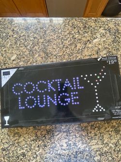 LED wall décor sign
