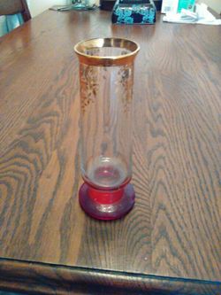 Vase believe vintage red vecchia murano