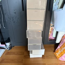 7 Clear Shoe Boxes 