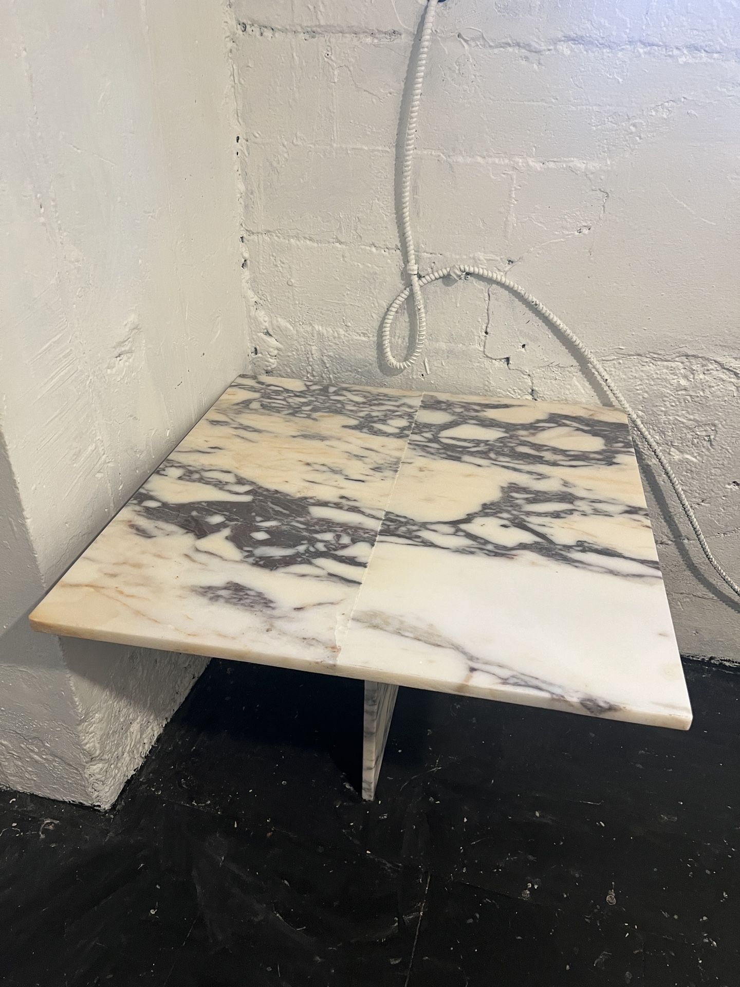 White Marble Coffee Table 