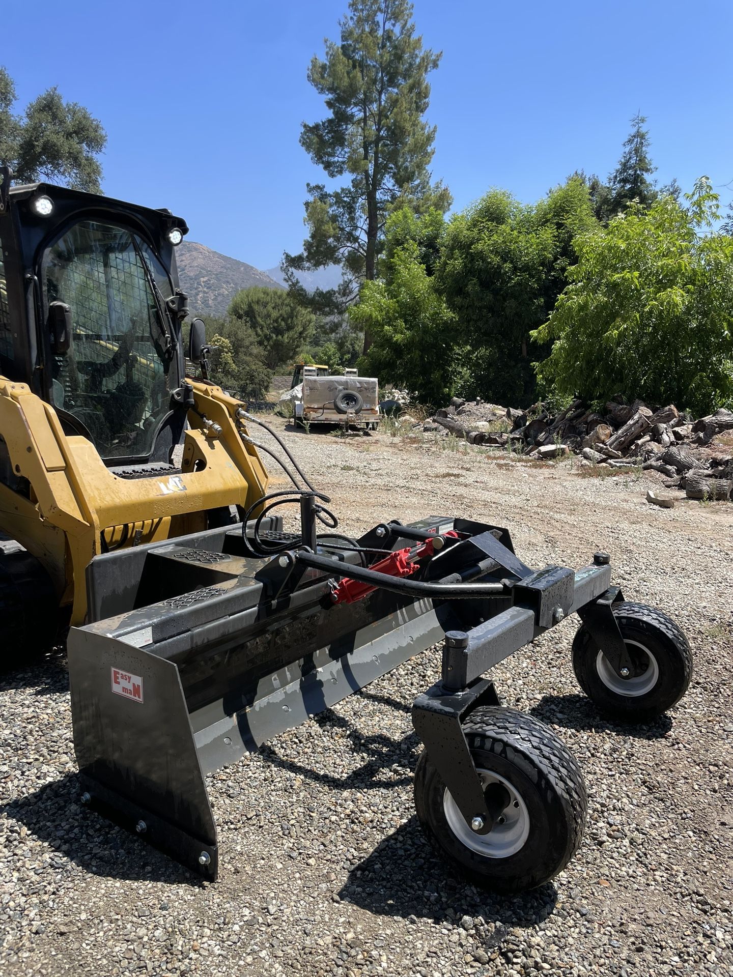 Skid Steer Grading Lane Leveler Dozer Blade 