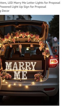 Marry Me Letter, Decoration Like New, Letrero , Sign / Propuesta Matrimonio.