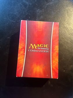 Magic card commander