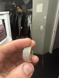 14K Gold Diamond bust Down  Thumbnail