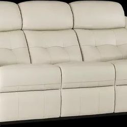 Beige Recliner Sofa