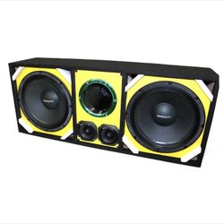 Deejay LED TBH12YELLOW 2 12 Despacito Horn 2 Tw Braz speaker